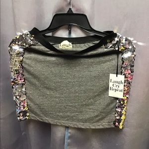 Laugh Cry Repeat skirt NWT